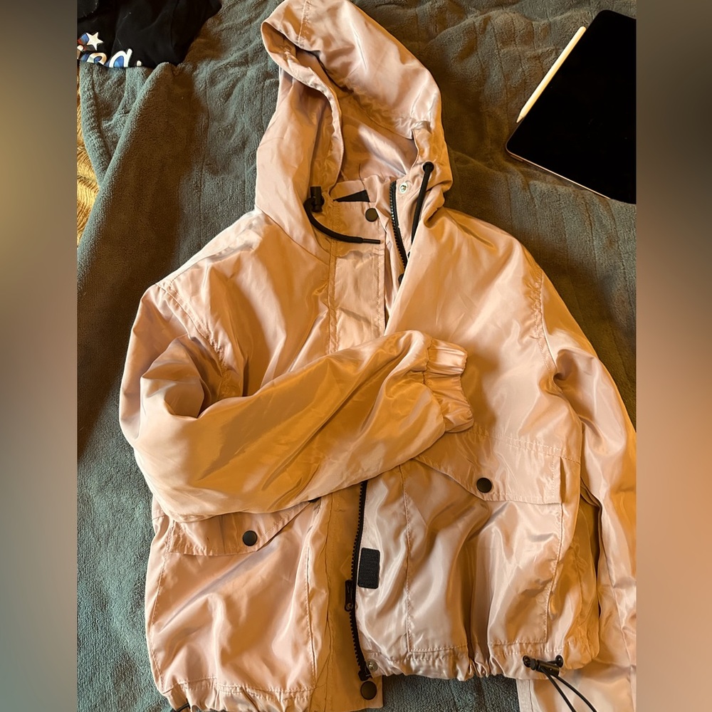 Rose gold windbreaker size small